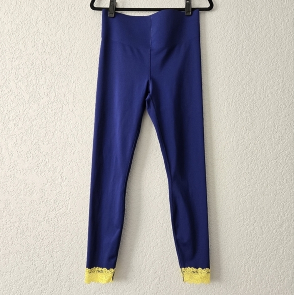 Savage Fenty 14 Blue Hotline Lace Trimmed High Waist Legging Rihanna‎